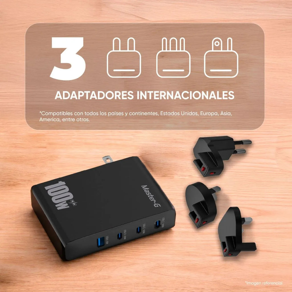 Cargador Portátil Universal 100w + Cable USB-C Master-G