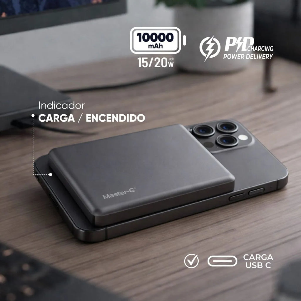 Cargador Inalámbrico MAGSAFE 10.000mAh Compatible con Iphone