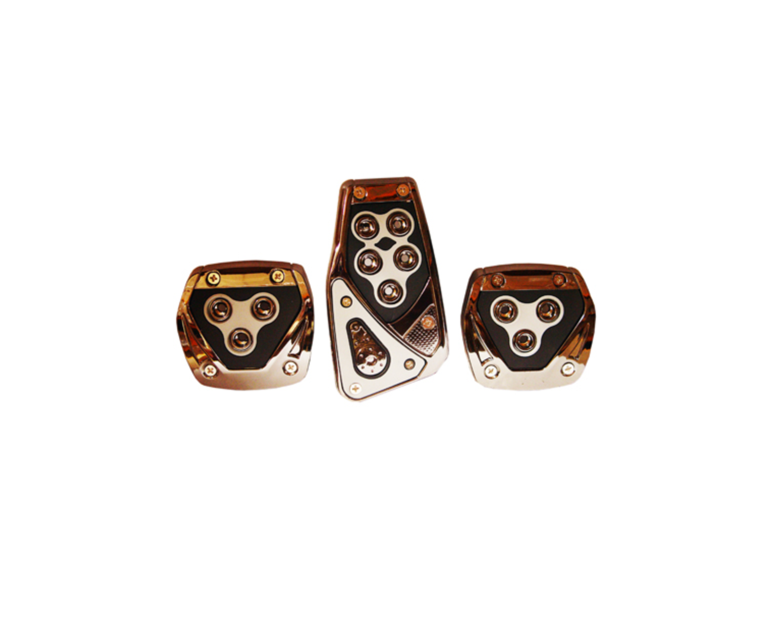 Pedales Color Gris Set 3 Piezas
