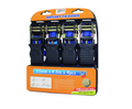 Set 4 Eslingas de Amarre con Tensor y Gancho  4,5 MT