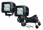 Kit Foco Cuadrado con 4LED Inundación/Flood 600LM Hella image 0