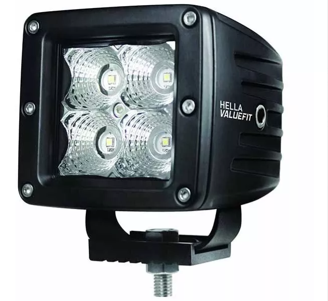 Kit Foco Cuadrado con 4LED Inundación/Flood 600LM Hella image 1