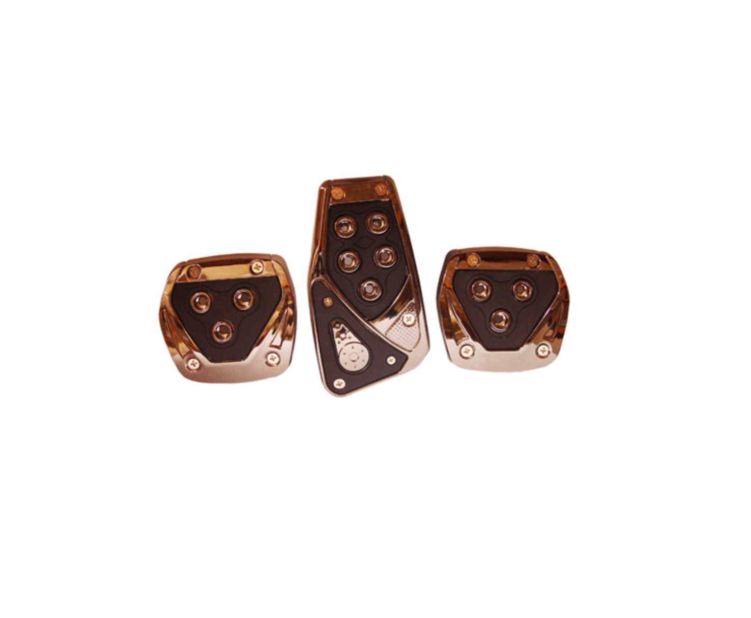 Pedales Color Negro Set 3 Piezas