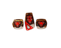 Pedales Color Rojo Set 3 Piezas