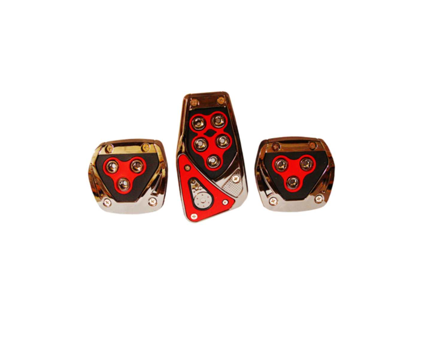 Pedales Color Rojo Set 3 Piezas